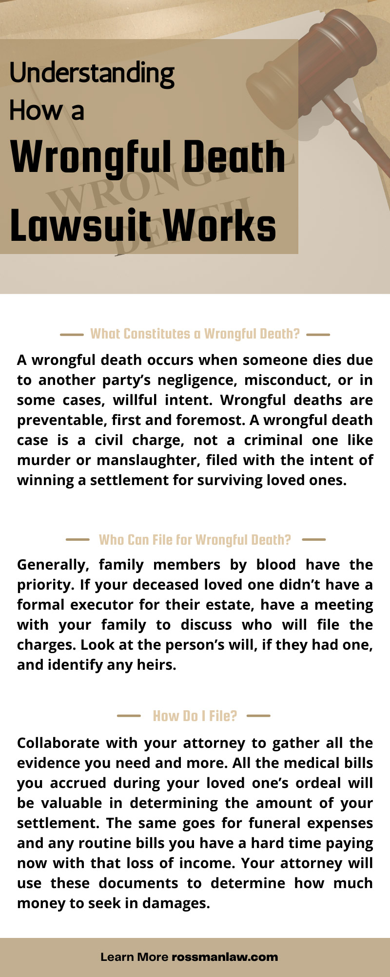 Understanding How a Wrongful Death Lawsuit Works