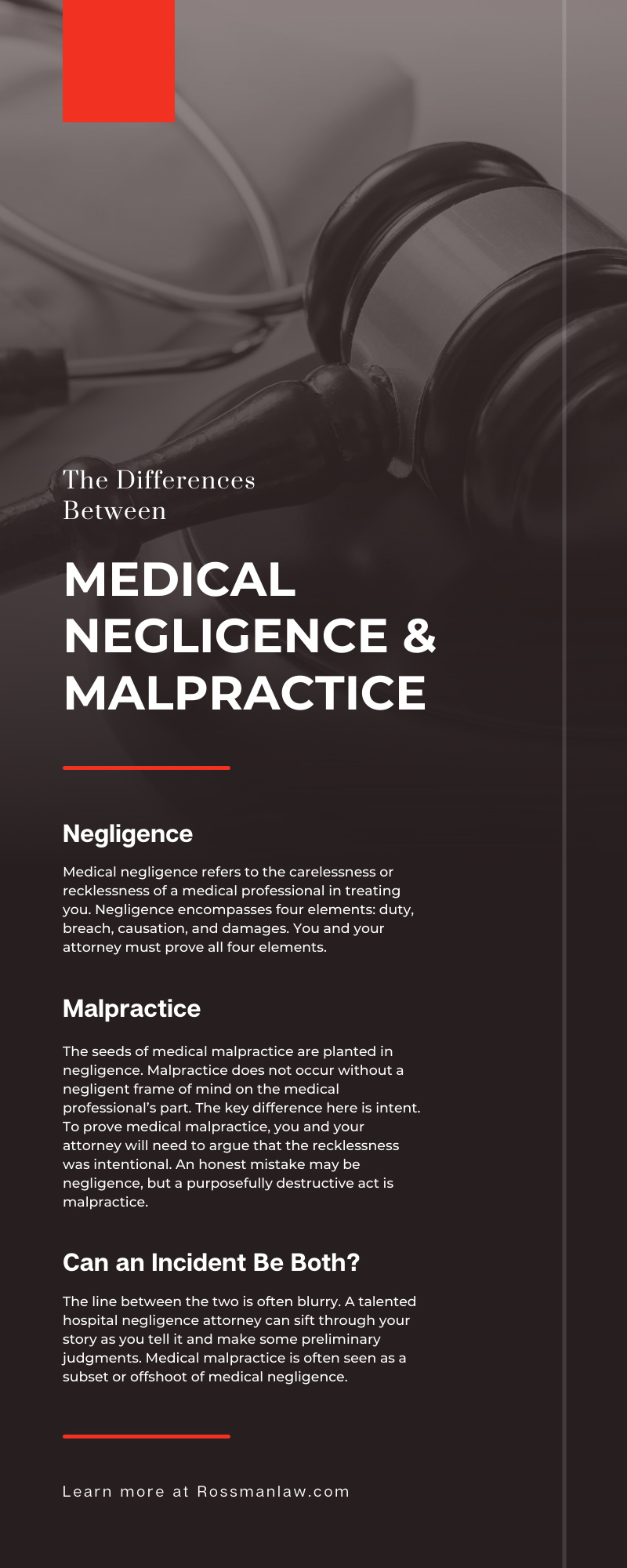 The Differences Between Medical Negligence & Malpractice